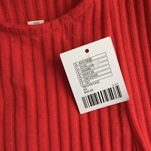 Silence + Noise Cold-Shoulder Ribbed Knit Dress - Picture 8 of 8